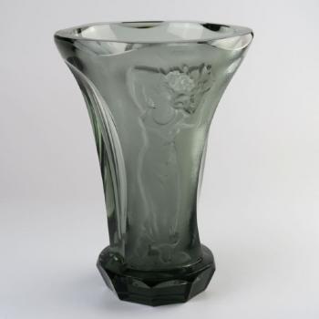 Vase - glass - Jindrich Tockstein, Zelezný Brod, 1936 - 1936 Vase - glass - Jindrich Tockstein, Zelezný Brod, 1936 - 1936