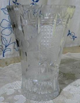 Vase - crystal - 1960 Vase - crystal - 1960