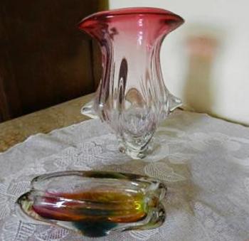 Vase - metallurgical glass - 1970 Vase - metallurgical glass - 1970