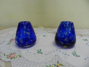 Pair of Vases - glass - Jaroslav Svoboda (*1938) Bohemia - 1990 Pair of Vases - glass - Jaroslav Svoboda (*1938) Bohemia - 1990