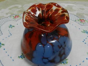 Vase - glass - 1930 Vase - glass - 1930