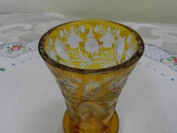 Vase - clear glass - 1930 Vase - clear glass - 1930