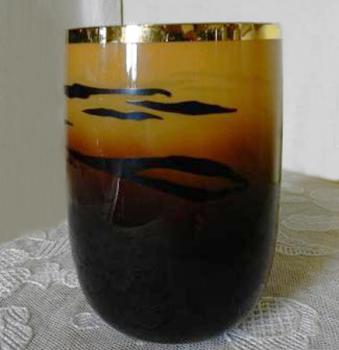 Vase - glass - 1960 Vase - glass - 1960