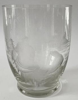 Vase - glass - 1930 Vase - glass - 1930