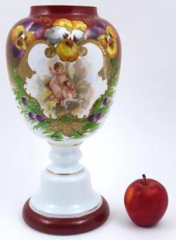 Vase - milk glass - 1895 Vase - milk glass - 1895