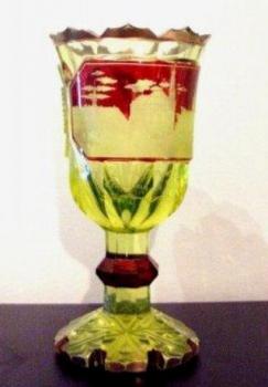 Vase - glass - N.Bor - 1890