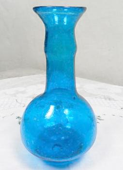 Vase - blue glass - 1960