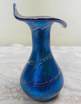 Vase - iridescent glass - 1960