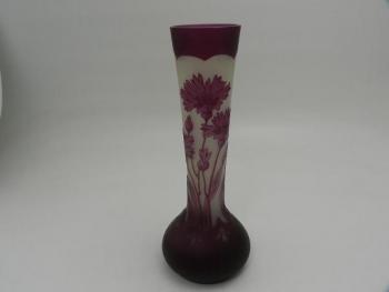 Vase - glass, layered glass - 1900