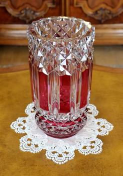 Vase - cut glass - 1950