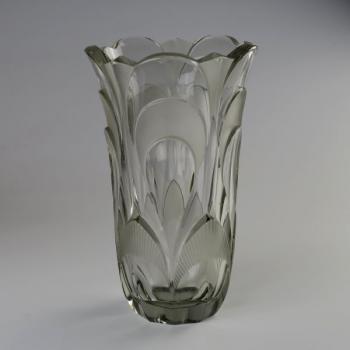 Vase - clear glass - Hloušek Rudolf (1909 - 1992) - 1930